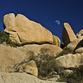 Moon Rising over Indian Rock